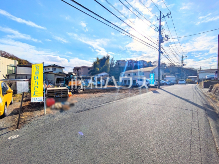 接道状況および現場風景　【八王子市打越町】／撮影日2025/12/19