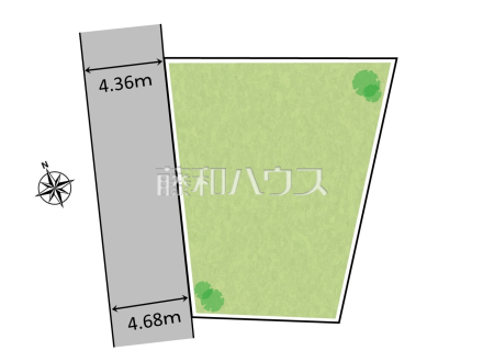 区画図　【八王子市打越町】