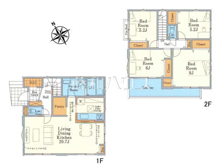 間取図　【八王子市打越町】