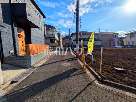 接道状況および現場風景　【練馬区西大泉１丁目】／撮影日2025/12/19