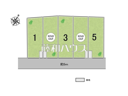 区画図【東久留米市小山５丁目】西武池袋線「清瀬」駅 徒歩12分