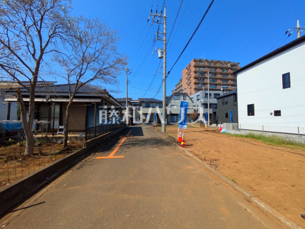 接道状況および現場風景　【和光市南１丁目】／撮影日2026/03/21