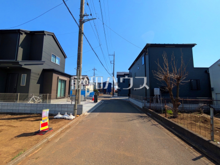 接道状況および現場風景　【和光市南１丁目】／撮影日2026/03/21