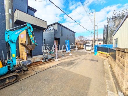 接道状況および現場風景　【和光市南１丁目】／撮影日2025/12/19