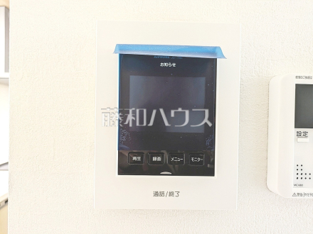 TVモニター付インターホン　【八王子市追分町】　不在時の訪問者が一目でわかる、録画機能付きTVモニターホン／撮影日2026/05/11