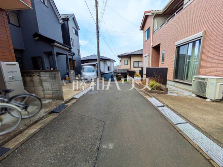 接道状況および現場風景　【朝霞市幸町１丁目】／撮影日2026/02/27