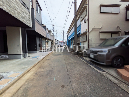 接道状況および現場風景　【朝霞市幸町１丁目】／撮影日2026/02/27