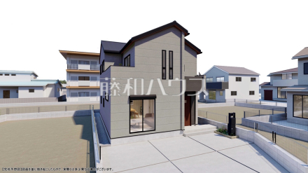 2号棟　完成予想図（外観）　【立川市砂川町７丁目】