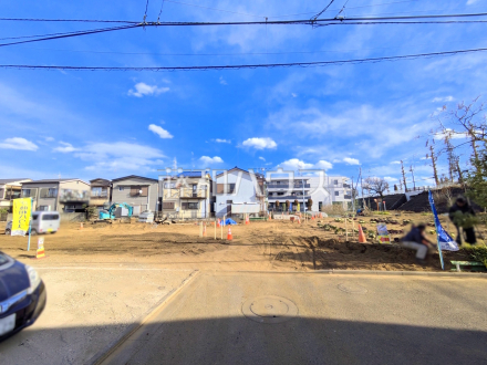 接道状況および現場風景　【府中市白糸台２丁目】／撮影日2026/01/22