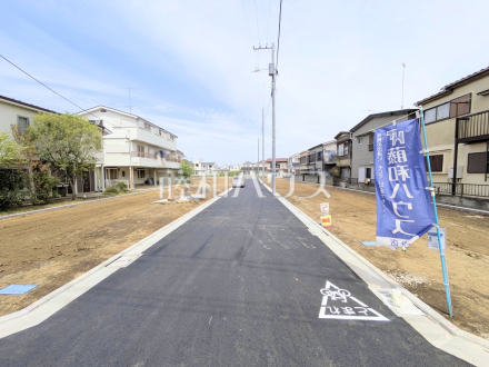 接道状況および現場風景　【府中市白糸台２丁目】／撮影日2026/04/18
