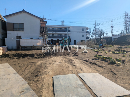 接道状況および現場風景　【府中市白糸台２丁目】／撮影日2026/01/12