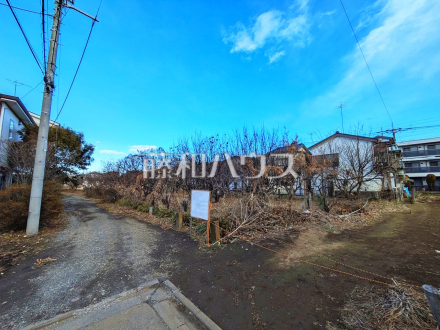 接道状況および現場風景　【府中市白糸台２丁目】／撮影日2025/12/26