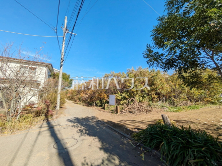 接道状況および現場風景　【府中市白糸台２丁目】／撮影日2025/11/24