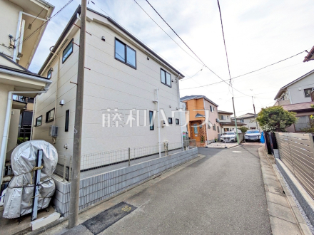 接道状況および現場風景　【練馬区土支田２丁目】／撮影日2026/04/17