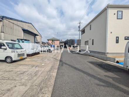 接道状況および現場風景　【春日井市如意申町２丁目】／撮影日2026/04/17