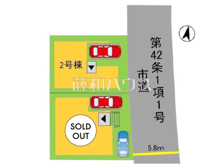 全体区画図　【福岡市西区石丸２丁目】