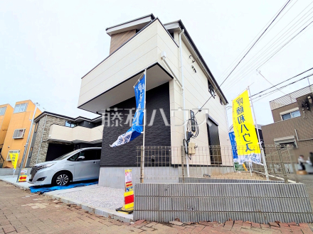 ≪１号棟　外観≫堂々完成、いつでもご内覧いただけます！ぜひ実物をご覧いただきたく思います。喜んでご案内いたしますのでお気軽にお問合せ下さい☆　【府中市分梅町５丁目】／撮影日2026/03/13