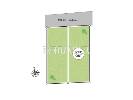 全体区画図　【与那原町字与那原】