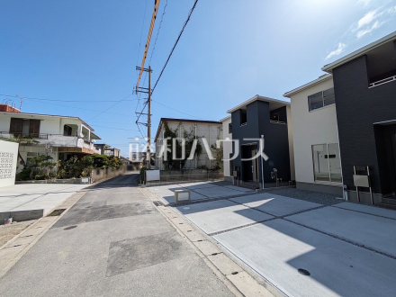 接道状況および現場風景　【与那原町字与那原】／撮影日2026/01/29