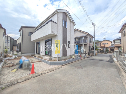 接道状況および現場風景　【立川市一番町２丁目】／撮影日2026/05/14
