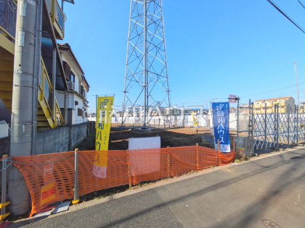 ≪現地外観≫JR南武線「谷保」駅徒歩19分～20分！全7区画の建築条件つき宅地分譲地をご紹介♪　【府中市西原町２丁目】／撮影日2026/01/17