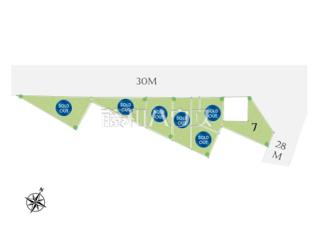 ≪全体区画図≫物件の事、諸費用の事など、小さな疑問もお気軽にご連絡・ご相談下さい。 【府中市西原町２丁目】