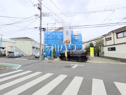 接道状況および現場風景　【日野市百草】／撮影日2026/04/23
