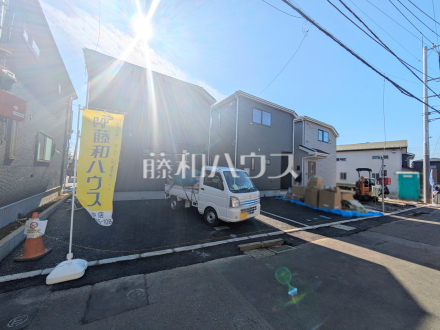 接道状況および現場風景　【府中市清水が丘３丁目】／撮影日2026/02/13