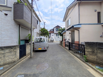 接道状況および現場風景　【日野市東豊田３丁目】／撮影日2026/07/16