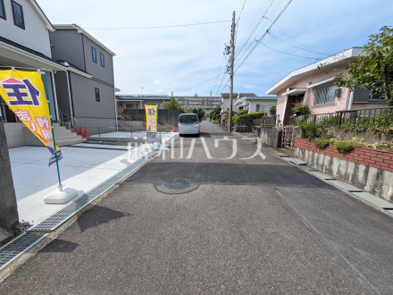 接道状況および現場風景　【春日井市高森台７丁目】／撮影日2026/07/30