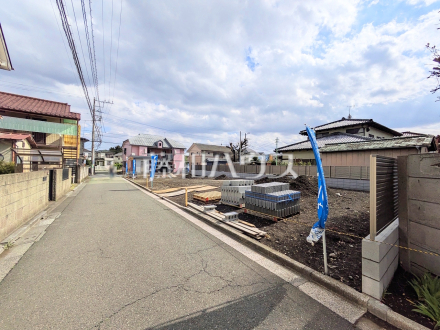 接道状況および現場風景　【三鷹市牟礼５丁目】／撮影日2026/03/27