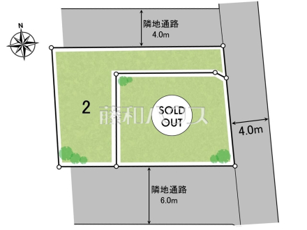 全体区画図　【練馬区土支田３丁目】