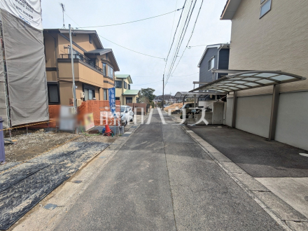 接道状況および現場風景　【春日井市高座台４丁目】／撮影日2026/03/20