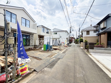 接道状況および現場風景　【狛江市岩戸南３丁目】／撮影日2026/04/25