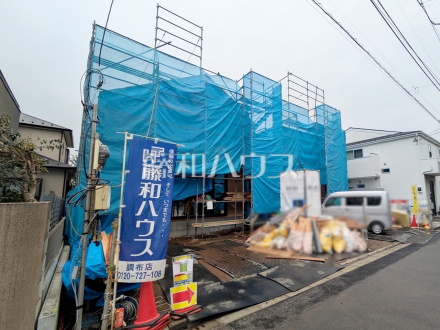 接道状況および現場風景　【狛江市岩戸南３丁目】／撮影日2026/03/20