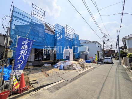 接道状況および現場風景　【狛江市岩戸南３丁目】／撮影日2026/03/29