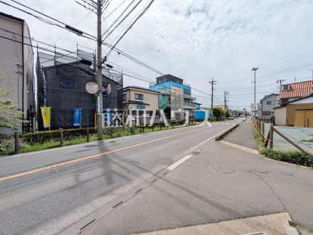 接道状況および現場風景　【新座市新堀１丁目】／撮影日2026/04/13