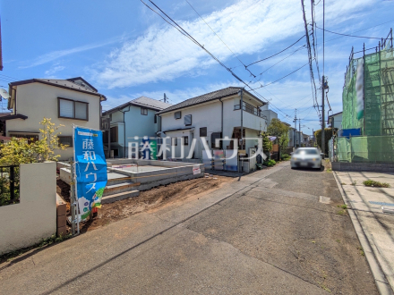 接道状況および現場風景　【小平市回田町】／撮影日2026/04/12