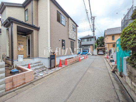 接道状況および現場風景　【小平市鈴木町１丁目】／撮影日2026/07/03