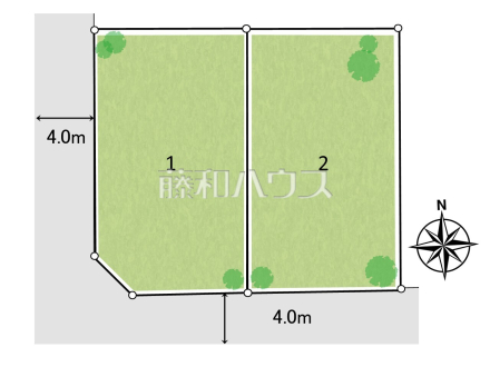 区画図　【小平市鈴木町１丁目】