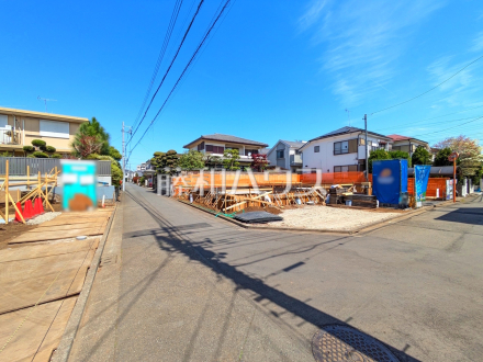 接道状況および現場風景　【小平市鈴木町１丁目】／撮影日2026/04/12