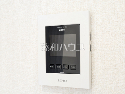 TVモニター付インターホン　【新座市あたご３丁目】　防犯に役立つTVモニター付インターフォン／撮影日2026/08/24