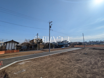 接道状況および現場風景　【清瀬市下宿２丁目】／撮影日2026/02/22
