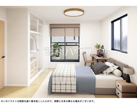 5号棟　完成予想図（内観）　【清瀬市下宿２丁目】