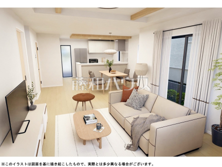 5号棟　完成予想図（内観）　【清瀬市下宿２丁目】