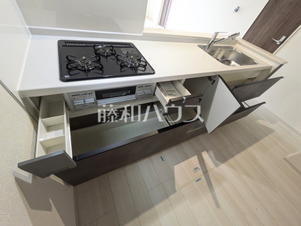 2号棟　キッチン　【東村山市久米川町２丁目】／撮影日2026/04/23