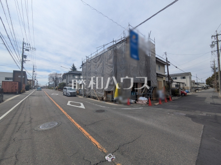 接道状況および現場風景　【春日井市気噴町北２丁目】／撮影日2026/03/20