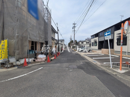 接道状況および現場風景　【春日井市気噴町北２丁目】／撮影日2026/03/20