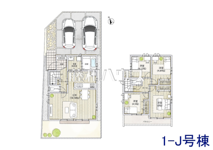 1J号棟　間取図　【調布市佐須町５丁目】