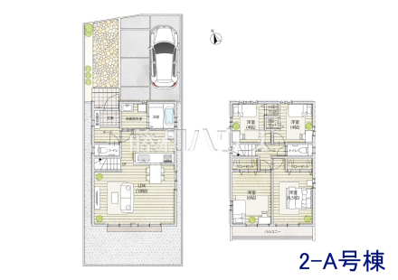 2A号棟　間取図　【調布市佐須町５丁目】